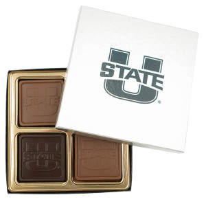 Utah State Chocolate Squares Gift Box